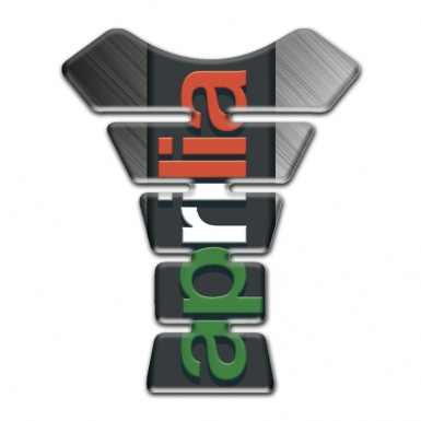 Aprilia Tank Protector Gray Matte Base Colorful Logo 