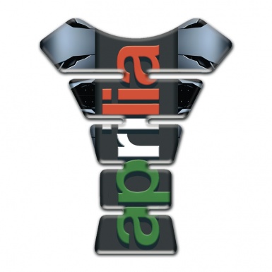 Aprilia Tank Protector Torn Base Effect Colorful Logo 