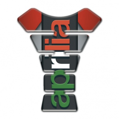 Aprilia Tank Fuse Red Gray Base Colorful logo 