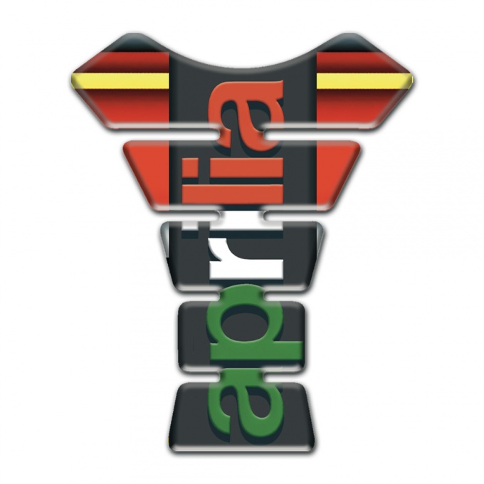 Aprilia Tank Protector Rede Yellow Decorartion Base Colorful Logo 