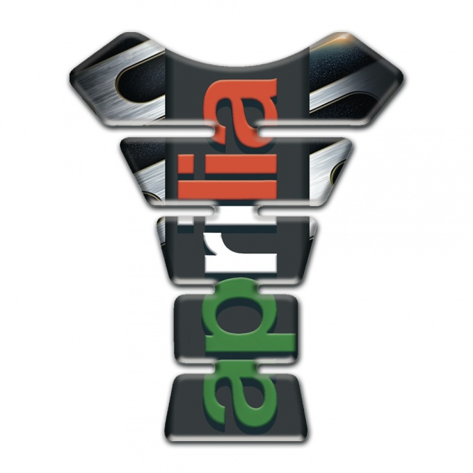 Aprilia Tank Protector Iron Base Detail Colorful Logo 