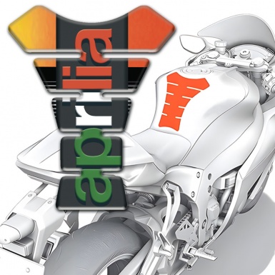 Aprilia Tank Pad Motorbike Vertical Logo Edition 