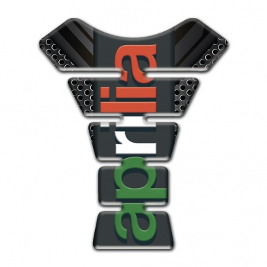 Aprilia Tank Pad Protector Dark Vision with Colorful Logo 