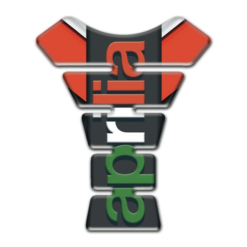 Aprilia Tank Fuse Red Motive Colorful Logo 