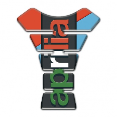 Aprilia Tank Pad Motorbike Sky Blue Base Motive Colorful logo 