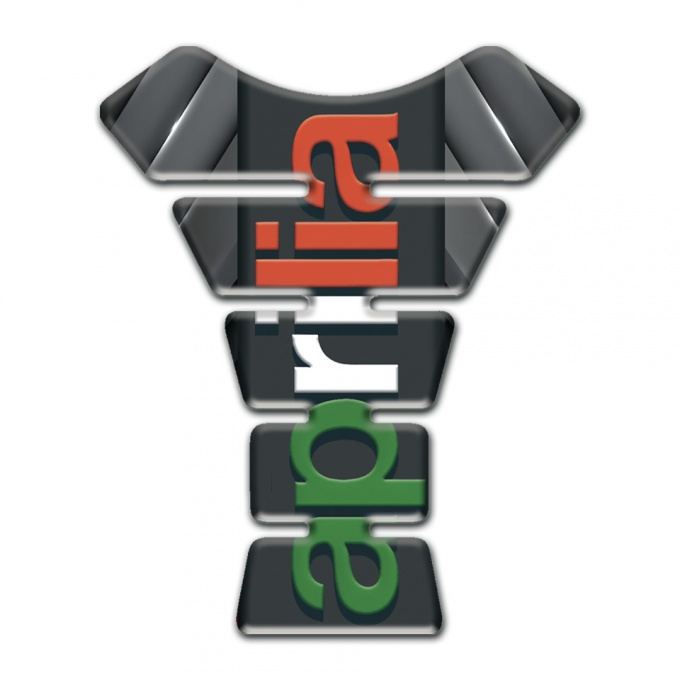 Aprilia Tank Pad Protector Gray Parts Background Colorful Logo 