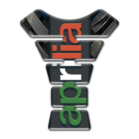 Aprilia Tank Pad Motorbike Crossed Belts Base Colorful Logo 