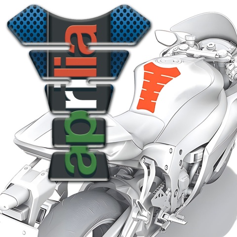 Aprilia Tank Fuse Perforated Blue Surface Edition 