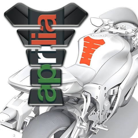 Aprilia Tank Pad Motorbike Colorful Logo Edition 