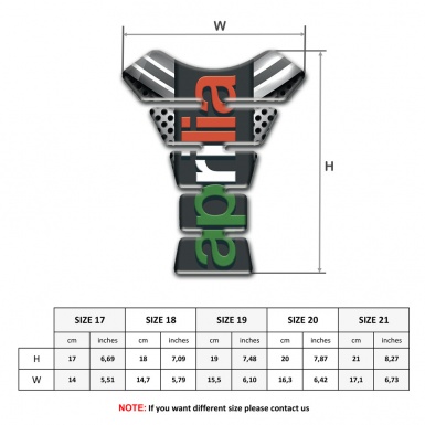 Aprilia Tank Pad Motorbike High End Edition 