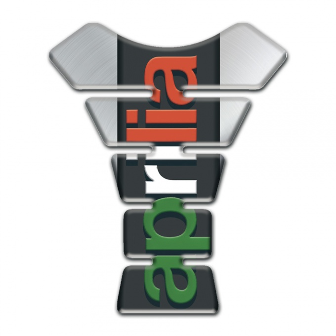 Aprilia Tank Pad Motorbike Silver edition 