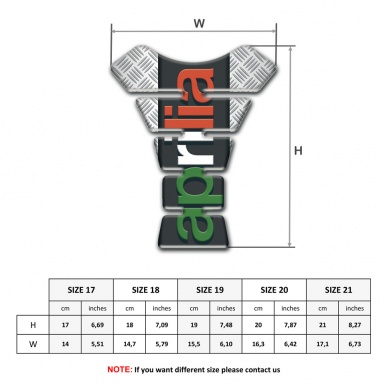 Aprilia Tank Guard Pads Crossed Patterns Edition 