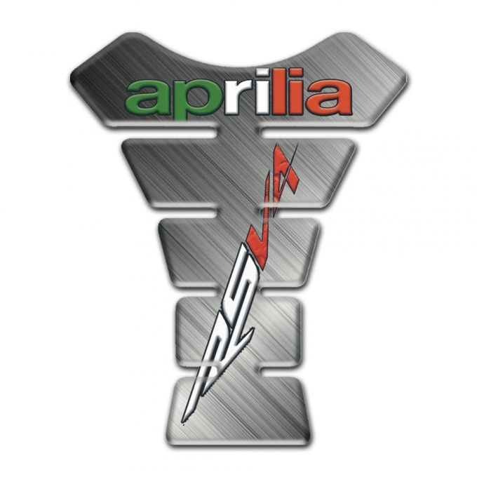 Aprilia Tank Protector Matte Gray Base RSV4 Logo 