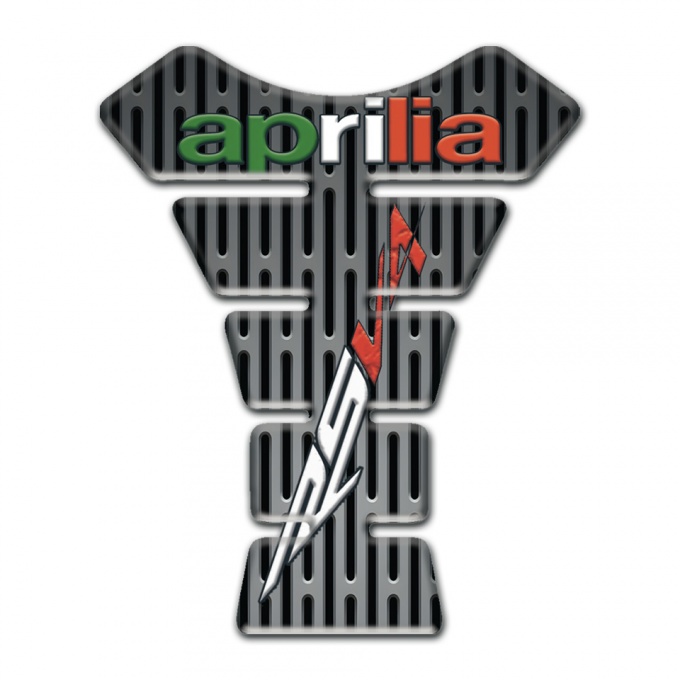Aprilia Tank Guard Pads Gray Ornament Design RSV4 Logo 