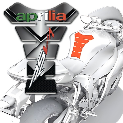 Aprilia Tank Protector Chromed Base RSV4 Model 
