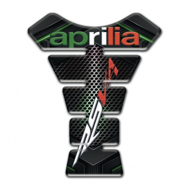 Aprilia Tank Guard Pads Green Shadow Design RSV4 Style 