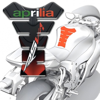 Aprilia Tank Pad Motorbike Stylish Design RSV4 Model 