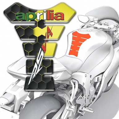 Aprilia Tank Protector RSV4 Modek with Honeycomb Motive Design 