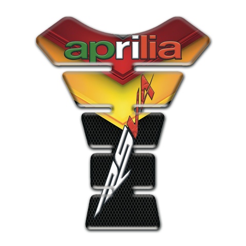 Aprilia Tank Pad Protector Red Yellow Base RSV4 style 