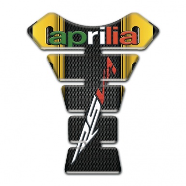 Aprilia  Tank Protector RSV4 Design with Yellow Black Decoration 