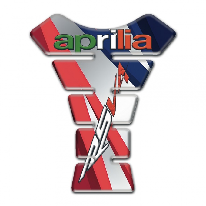 Aprilia Tank Fuse Multicolored Patterns RSV4 Logo 