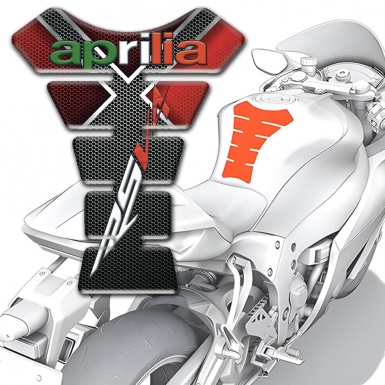 Aprilia Tank Protector X Shape Design RSV4 Logo 