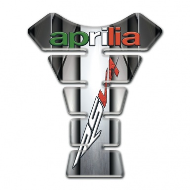 Aprilia Tank Protector Metal Central Panel Design RSV4 logo 