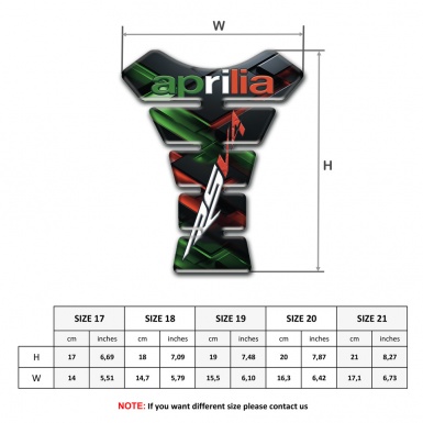 Aprilia Tank Pad Protector RSV4 Model Stylish Design 