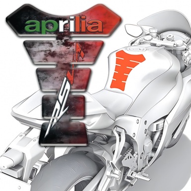 Aprilia Tank Fuse Mixed Colors Design RSV4 Model 