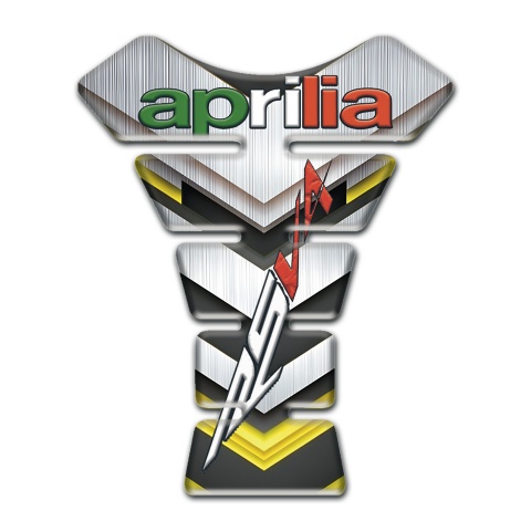 Aprilia Tank Fuse RSV4 Model with Silver Yellow Decoration 