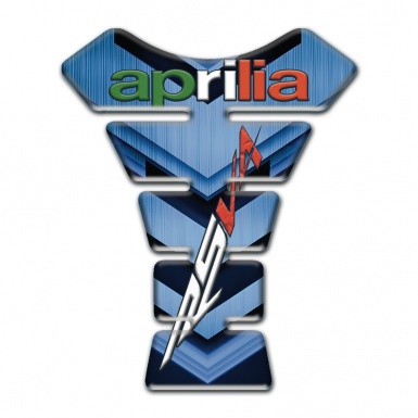 Aprilia Tank Guard Pads RSV4 Model Blue Design 