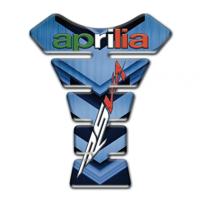 Aprilia Tank Guard Pads RSV4 Model Blue Design 