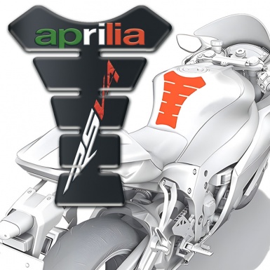 Aprilia Tank Fuse Graphite Effect RSV4 Model 
