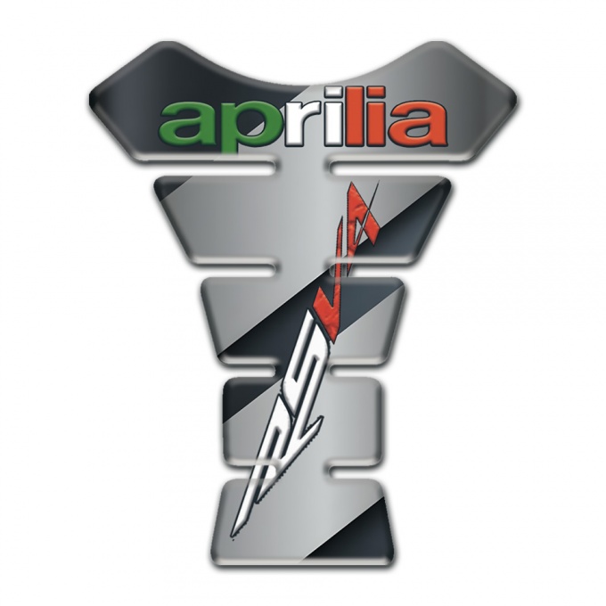 Aprilia Tank Pad Motorbike Gray Diagonal Decoration RSV4 Model 