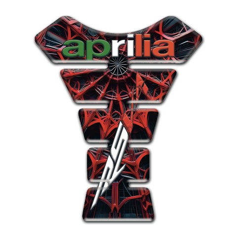 Aprilia Tank Guard Pads 3D Spider Web Decoration RSV4 Model 