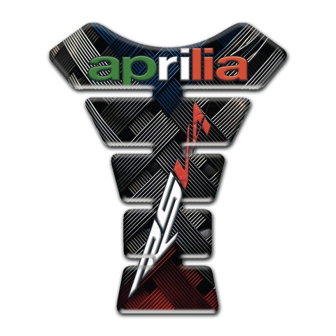 Aprilia Tank Pad Motorbike Crossed Belts Design RSV4 Model 