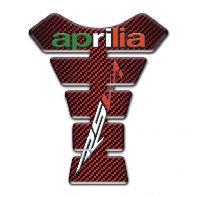 Aprilia Tank Pad Protector Red Carbon Base RSV4 Model