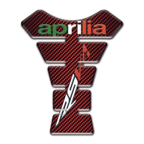Aprilia Tank Pad Protector Red Carbon Base RSV4 Model