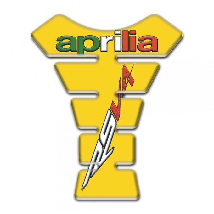 Aprilia Tank Protector Yellow Model RSV4 Logo 