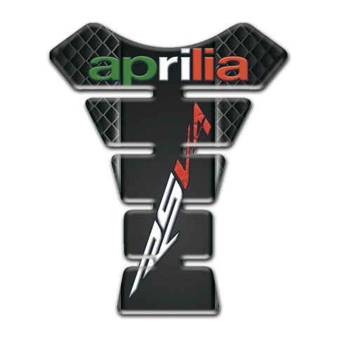 Aprilia Tank Guard Pads Drak Mesh Design RSV4 Logo 