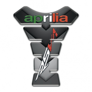 Aprilia Tank Protector Gray Nuances Details RSV4 Logo 