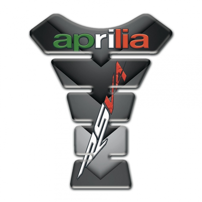 Aprilia Tank Protector Gray Nuances Details RSV4 Logo 