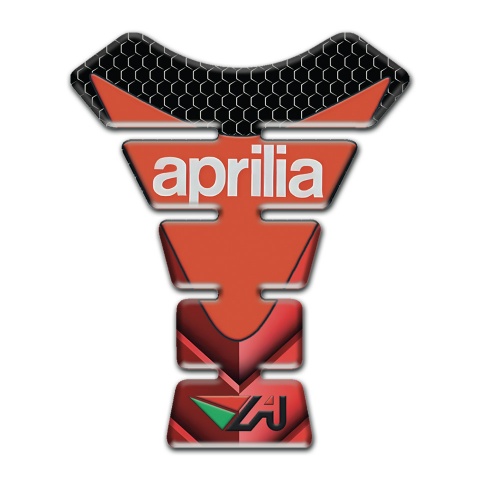 Aprilia Tank Protector Red Black Base Modern Logo Print