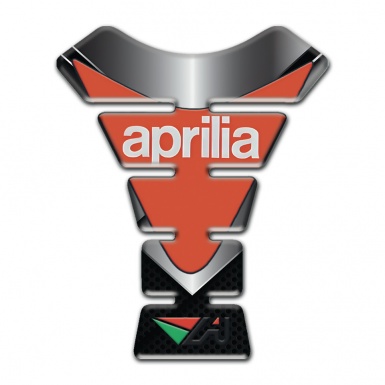 Aprilia Tank Fuse Chromed Base Modern Logo 