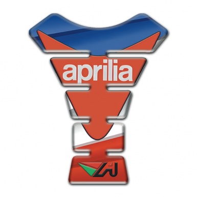 Aprilia Tank Protector Colorful Base Orange Logo 