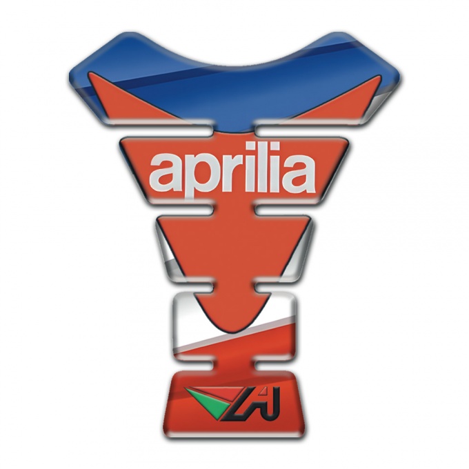 Aprilia Tank Protector Colorful Base Orange Logo 