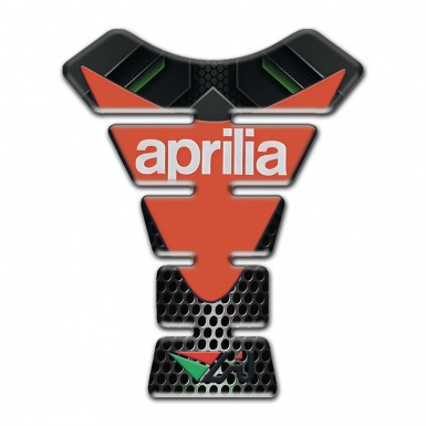 Aprilia Tank Protector High-Quality  Orange Print Logo 