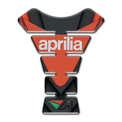 Aprilia Tank Fuse Black Orange Print 