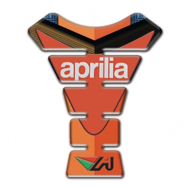 Aprilia Tank Guard Pads Orange Motive Edition 