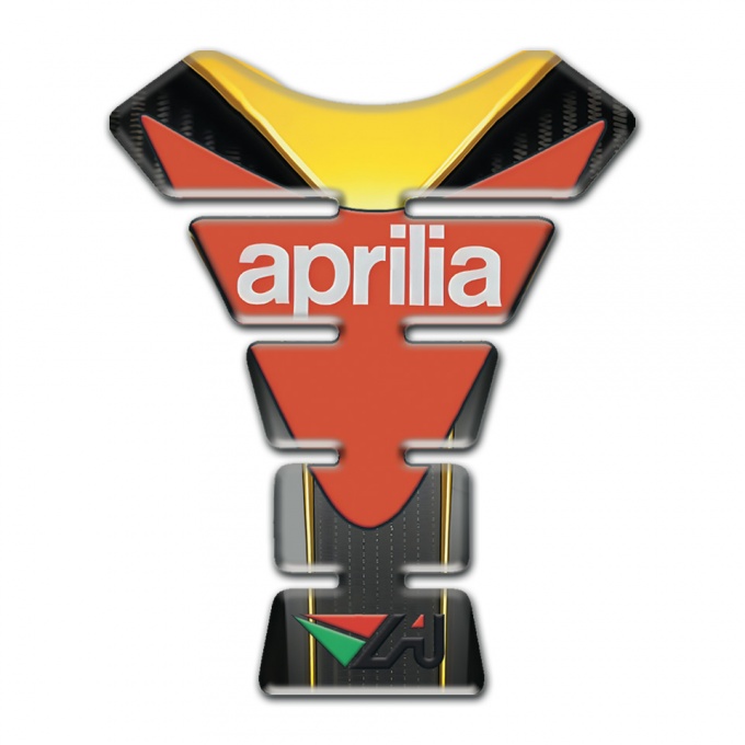 Aprilia Tank Pad Protector Yellow Motive Moodern Logo 